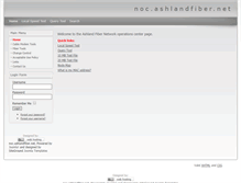 Tablet Screenshot of noc.ashlandfiber.net